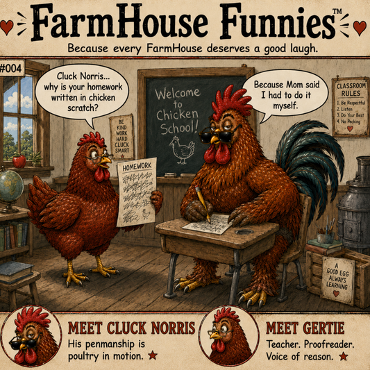FarmHouse Funnies™ Comic #004: School Days