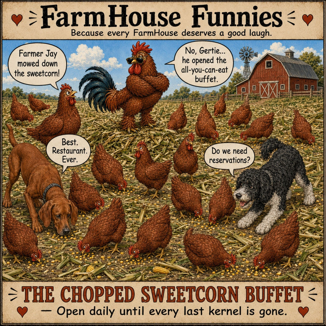 The Chopped Sweetcorn Buffet