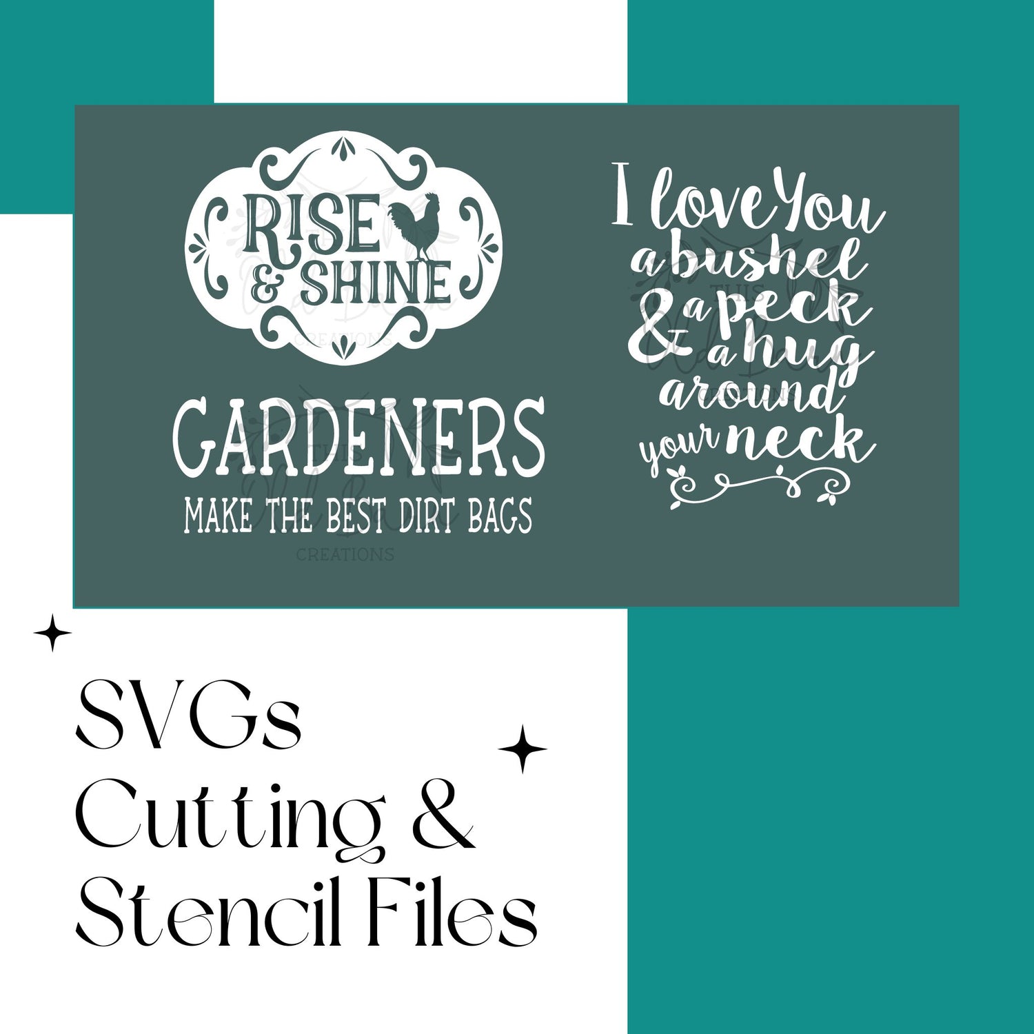 SVGs: Cutting & Stencil Files