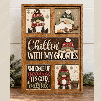 Gnome & Highlands - Large Leaning Frame & Interchangeable Sign Sets