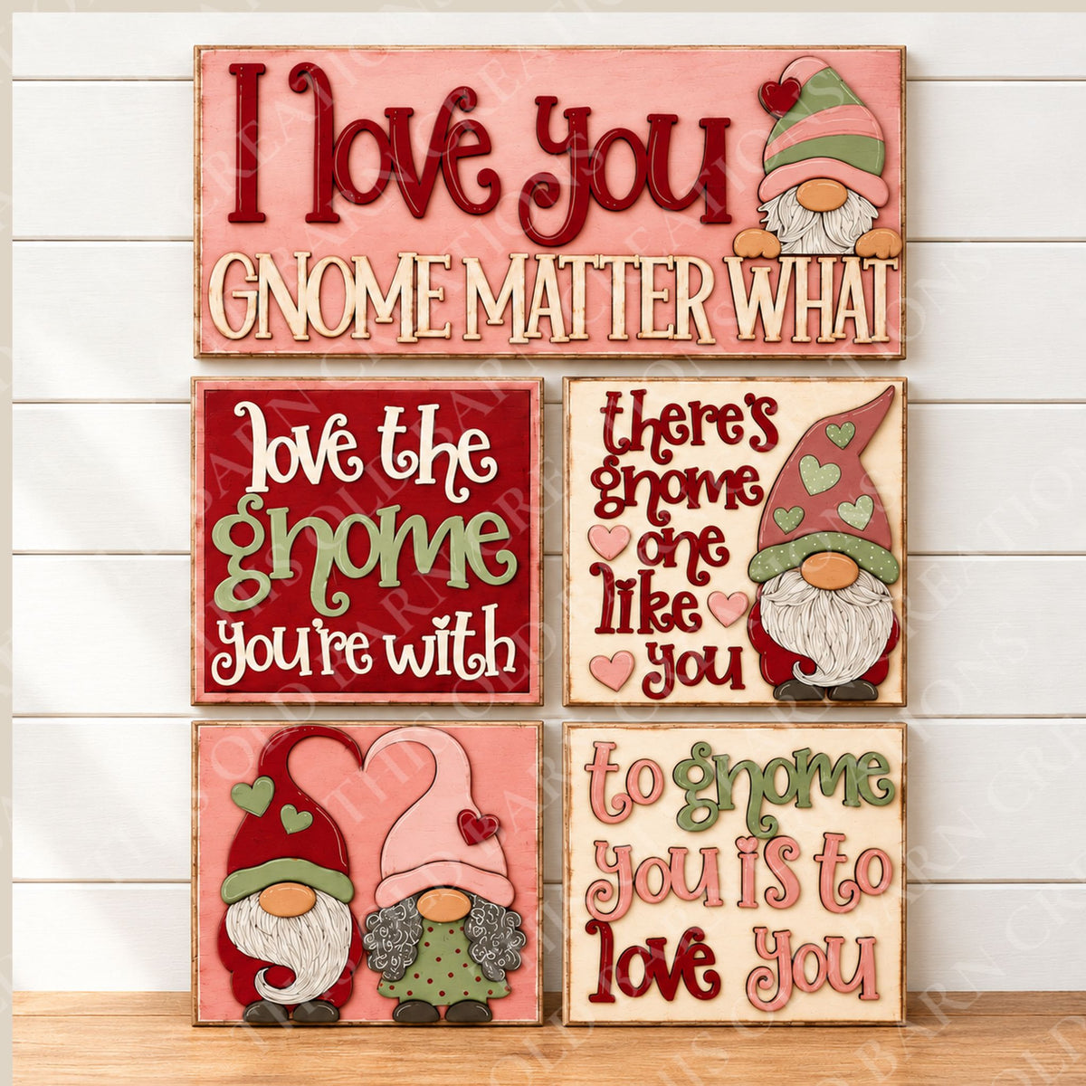 Gnome & Highlands - Large Leaning Frame & Interchangeable Sign Sets