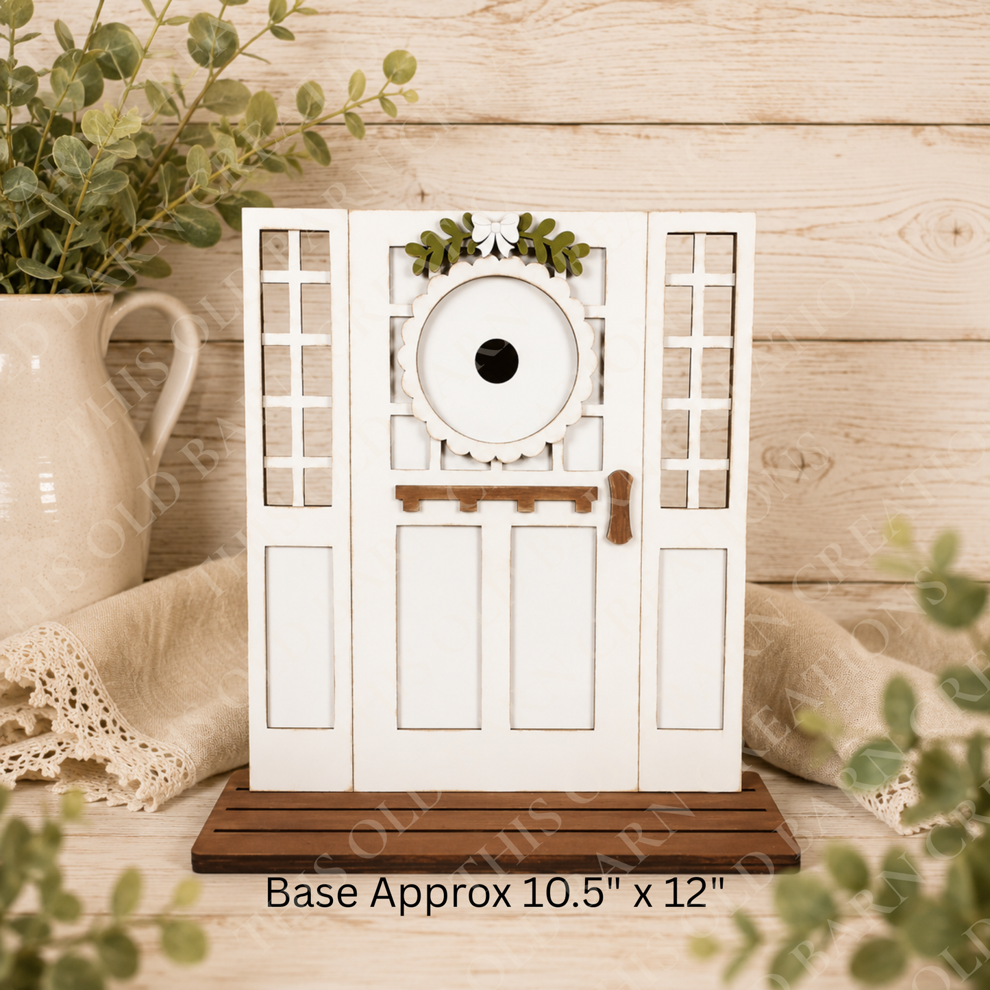 Reversible Interchangeable Front Door Display