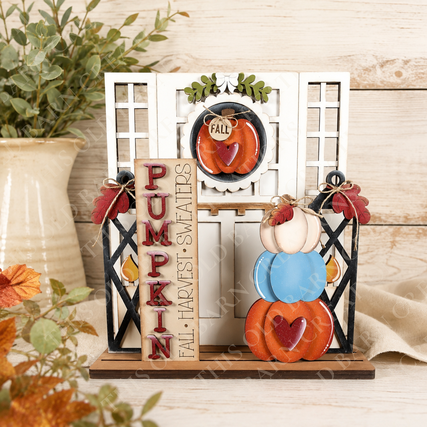 Reversible Interchangeable Front Door Display