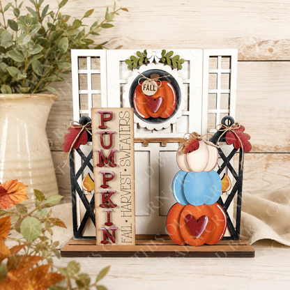 Reversible Interchangeable Front Door Display