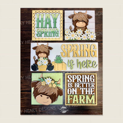 Gnome & Highlands - Large Leaning Frame & Interchangeable Sign Sets