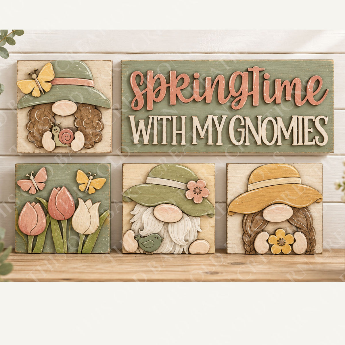 Gnome & Highlands - Large Leaning Frame & Interchangeable Sign Sets