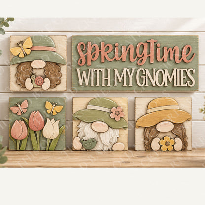 Gnome & Highlands - Large Leaning Frame & Interchangeable Sign Sets