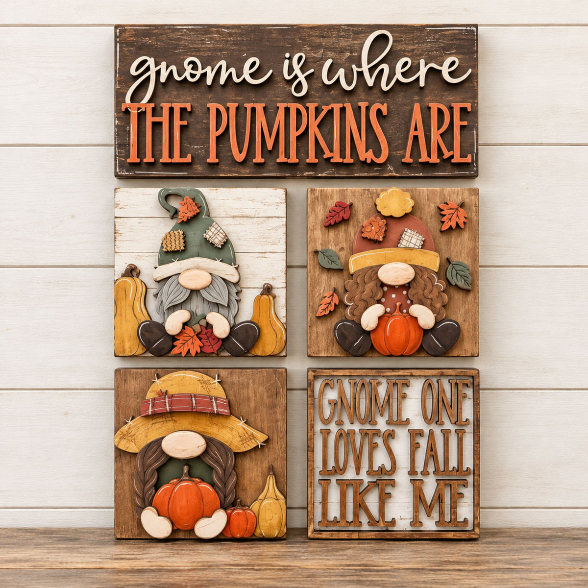 Gnome & Highlands - Large Leaning Frame & Interchangeable Sign Sets
