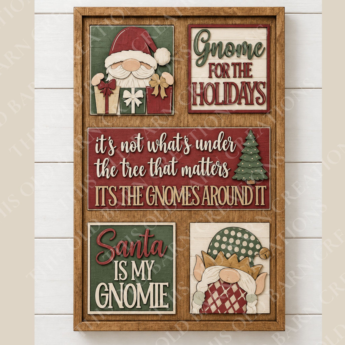 Gnome & Highlands - Large Leaning Frame & Interchangeable Sign Sets