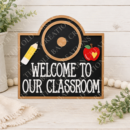 Interchangeable Classroom Signs (3" Rounds)