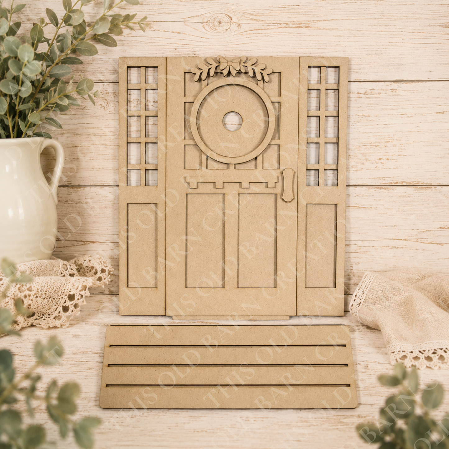 Reversible Interchangeable Front Door Display