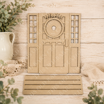 Reversible Interchangeable Front Door Display