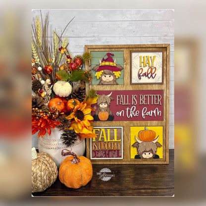 Gnome & Highlands - Large Leaning Frame & Interchangeable Sign Sets