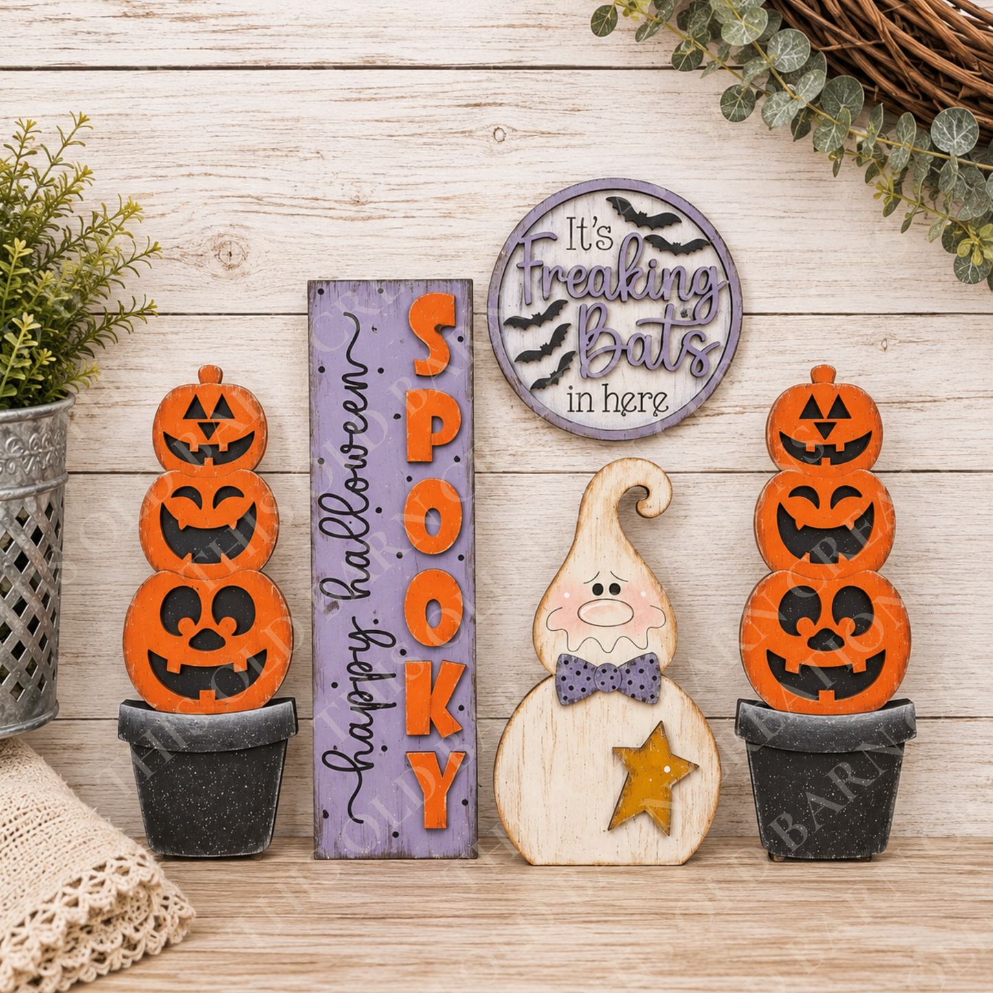 Reversible Interchangeable Front Door Display