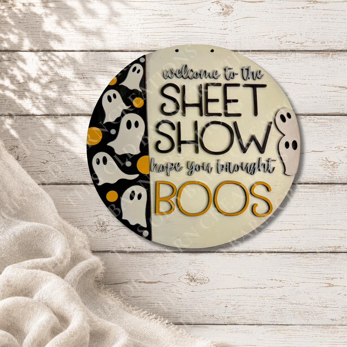 Welcome to the Sheet Show Door Hanger DIY Blank Kit