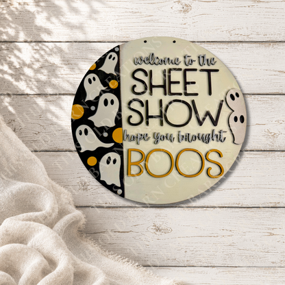 Welcome to the Sheet Show Door Hanger DIY Blank Kit