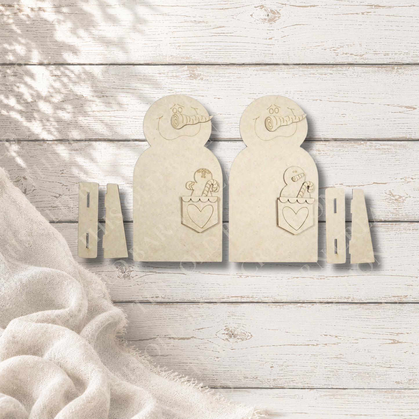 Snowman Pocket Stander