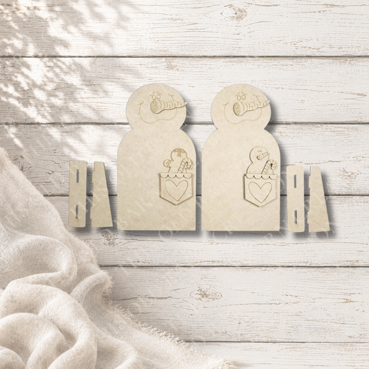 Snowman Pocket Stander
