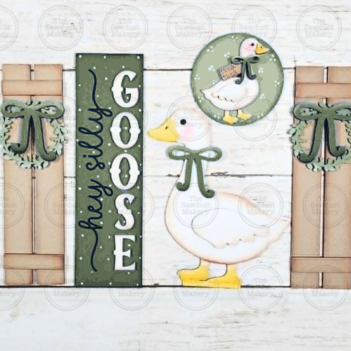 Reversible Interchangeable Front Door Display